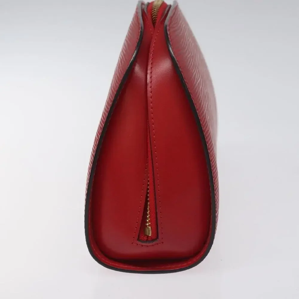 Louis Vuitton Epi Dauphine MM Pouch Red